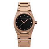 REGAN HARNEY MINI REGAL RH011-01 Rosegold Dial Black Stainless Steel